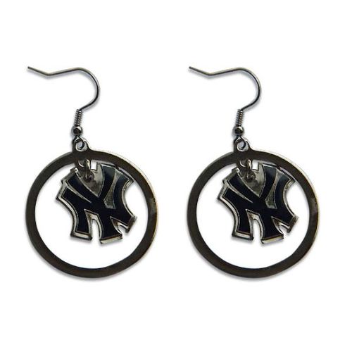 New York Yankees Hoop Logo Earrings