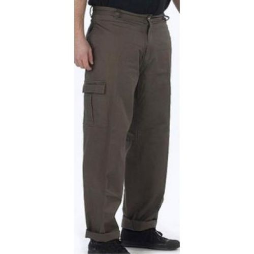 Big Men Flat Front Cargo Pants - Khaki Case Pack 24