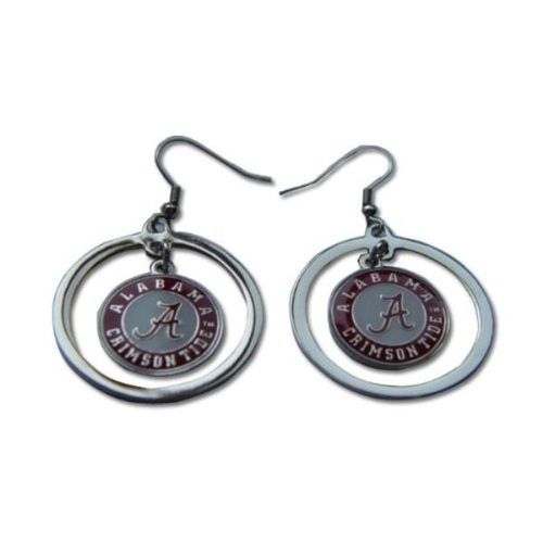 Alabama Crimson Tide Hoop Logo Earrings