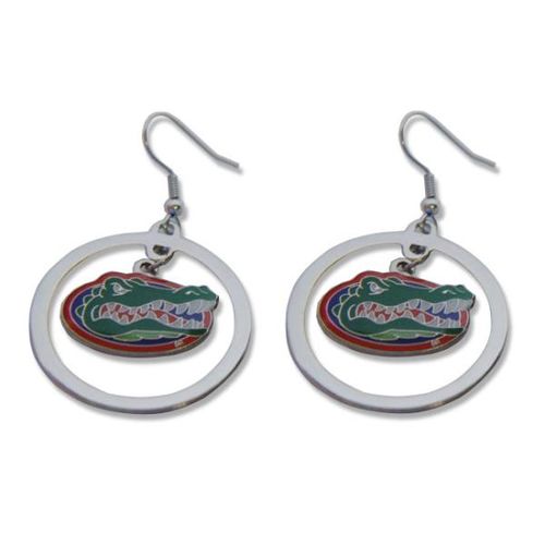 Florida Gators Hoop Logo Earrings