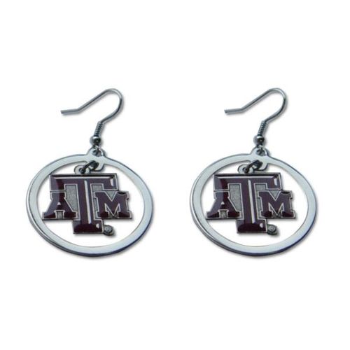 Texas A&M Aggies Logo Hoop Earrings