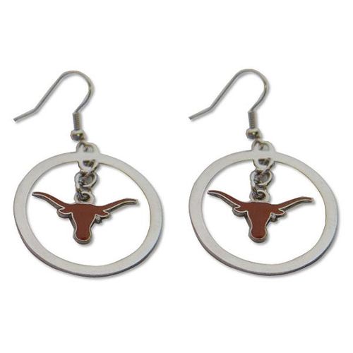 Texas Longhorns Logo Hoop Earrings