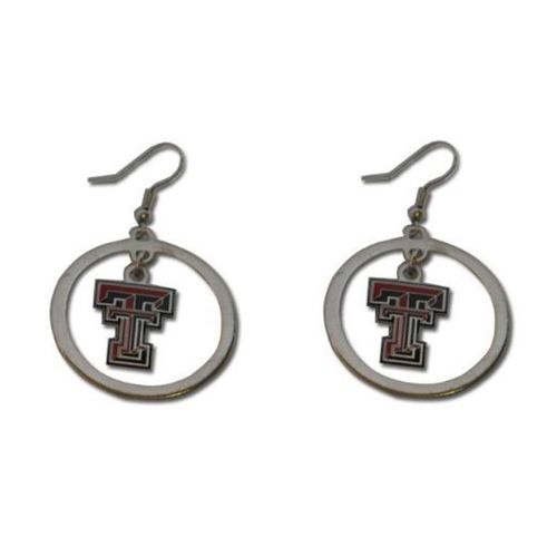 Texas Tech Red Raiders Logo Hoop Earrings