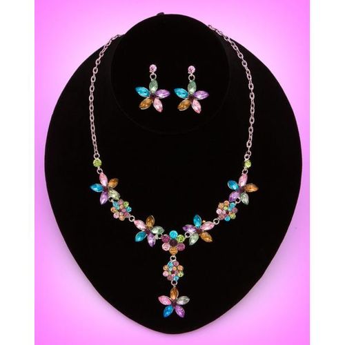 Crystal Necklace and earring set Case Pack 4