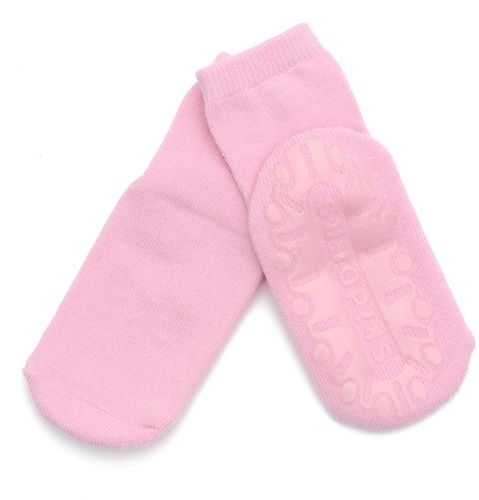 Pink Crystal Grip Socks Case Pack 48