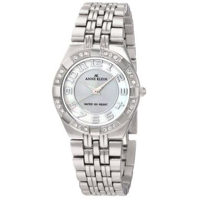 AK Anne Klein 10-9757mpsv Crystal Accent Ladies Watch