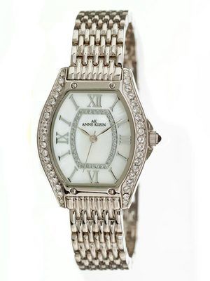 AK Anne Klein 10-9811mpsv Crystal Accent Ladies Watch
