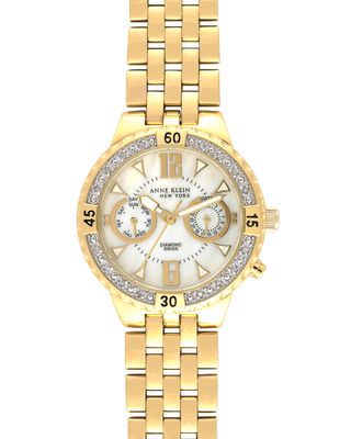 AK Anne Klein 12-1976wmgb Multifunction Ladies Watch