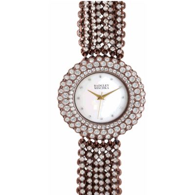 Badgley Mischka Ba-1205mpbn Crystal Ladies Watch