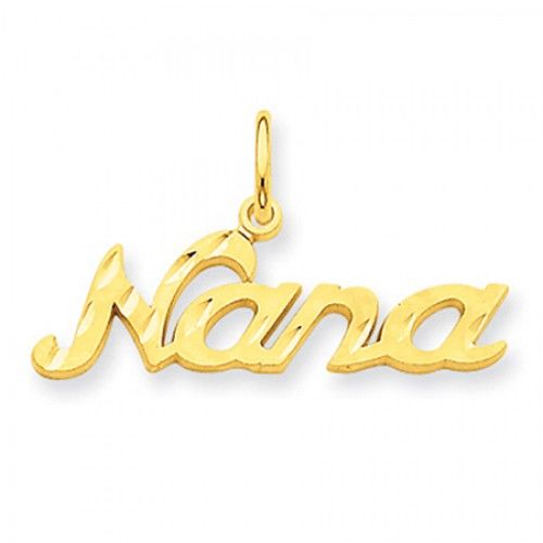 Nana Charm in Yellow Gold - 14kt - Glossy Finish - Fetching - Women