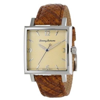 Tommy Bahama Tb1000 Silver Palm Mens Watch