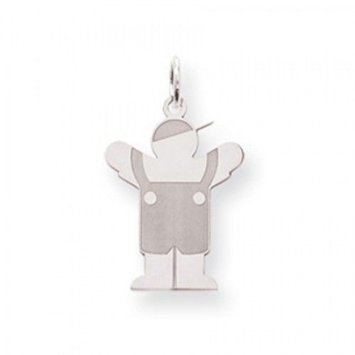 Boy Charm in Sterling Silver - Glossy Finish - Ravishing - Women