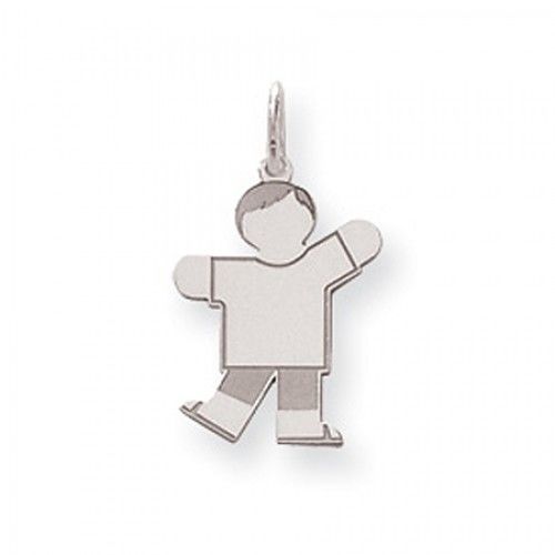 Boy Charm in Sterling Silver - Glossy Finish - Seductive - Women