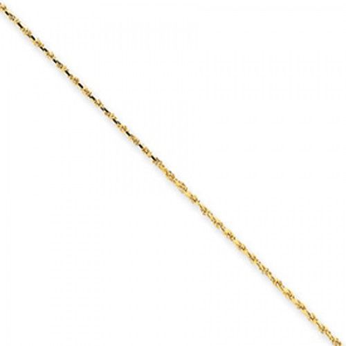 Rope Chain Necklace in 14kt Yellow Gold - Lobster Claw - Unisex Children