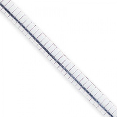 Omega Chain Necklace in Sterling Silver - Magnificent - Lobster Claw