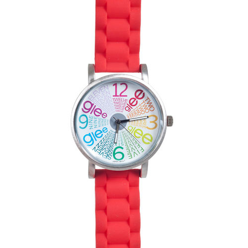 Glee Logo Watch Starburst Logo with Red Band