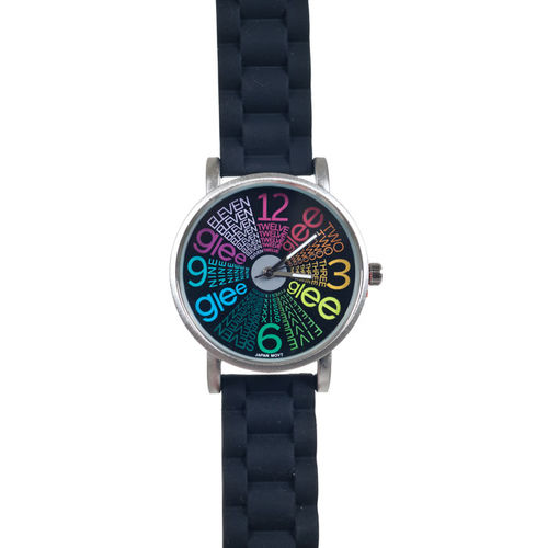 Glee Logo Watch Starburst Logo with Black Band
