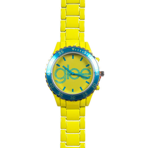 Glee Logo Watch Standard Logo with Yellow Band