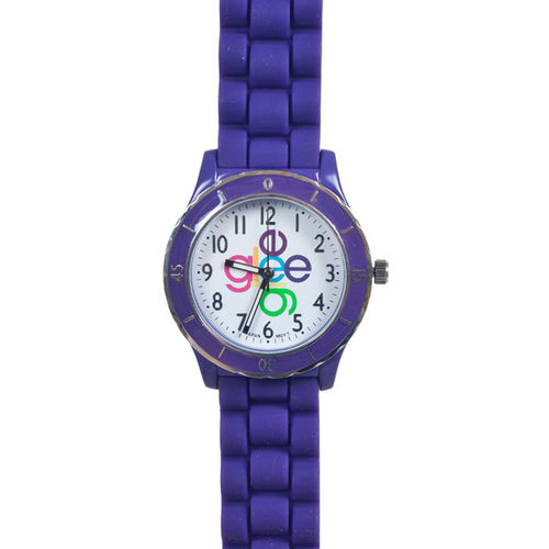 Glee Logo Watch Crisscross Logo with Purple Band