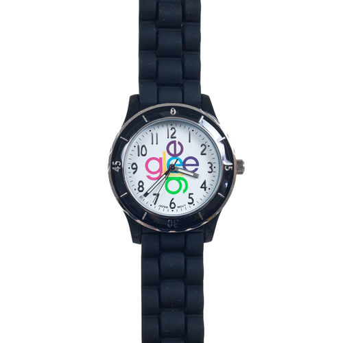 Glee Logo Watch Crisscross Logo with Black Band