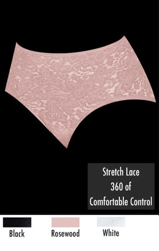 Bali  V-8L14-2PK  Lace 'N Smooth Brief Shaper  2 Pairs