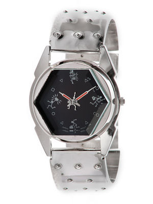 Alexander Hi Tek Raisedcrysthexbfs Raised Crystal Watch