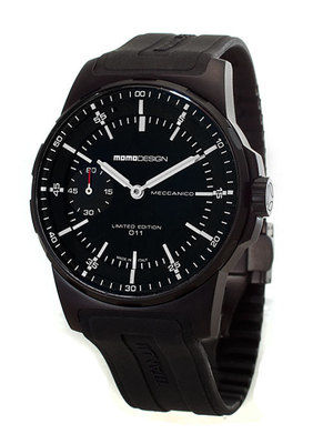 Momo Design Md275bk-02bkbk-rb Pilot-xl Mens Watch