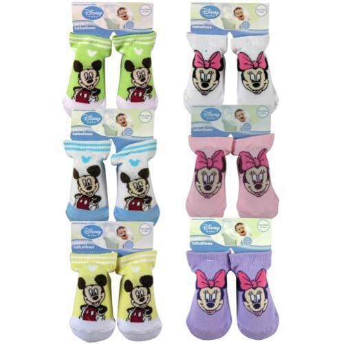 Mickey & Minnie Baby Booties Case Pack 120