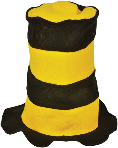 Black And Gold Stove Pipe Hat