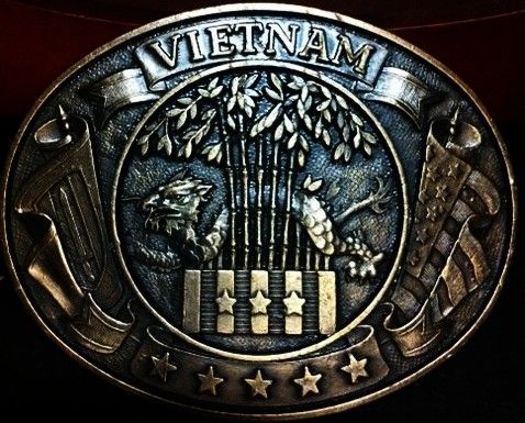 Collectible Vietnam Belt Buckles For Men Case Pack 12