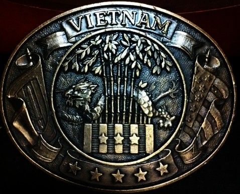 Collectible Vietnam Belt Buckles For Men Case Pack 12