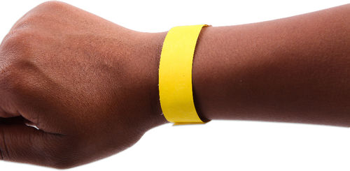 3/4"" Wrist Bands-Yellow 100/pk Case Pack 216