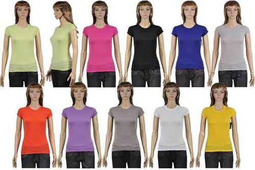 Women's Colorful T-Shirts Case Pack 144