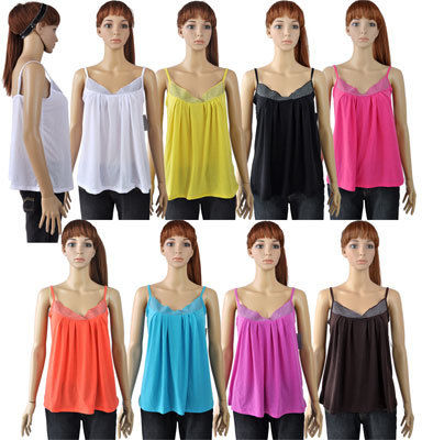Women's Spaghetti Strap Tops Case Pack 144