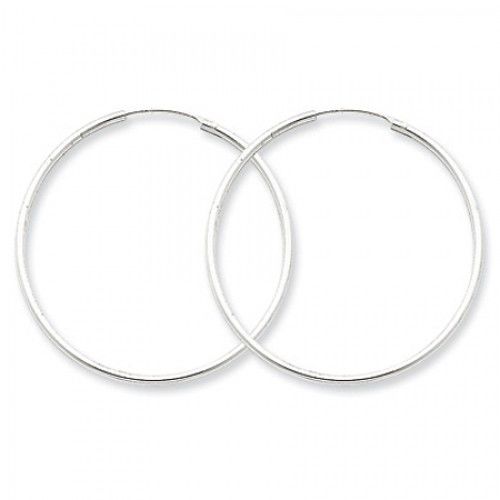 Round Earrings - Hoop in Sterling Silver - Endless - Women - Excellent