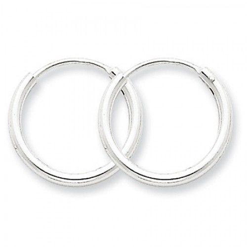 Round Earrings - Hoop in Sterling Silver - Endless - Women - Eye-Popping