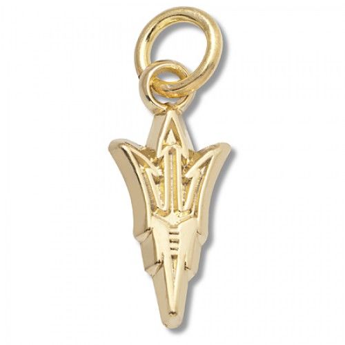Sun Devils Charm in Yellow Gold - 10kt - Glossy Finish - Brilliant