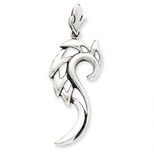 Sterling Silver Medieval Pendant Drop