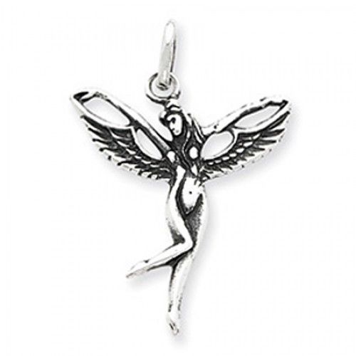 Fairy Charm in Sterling Silver - Glossy Polish - Fascinating - Women