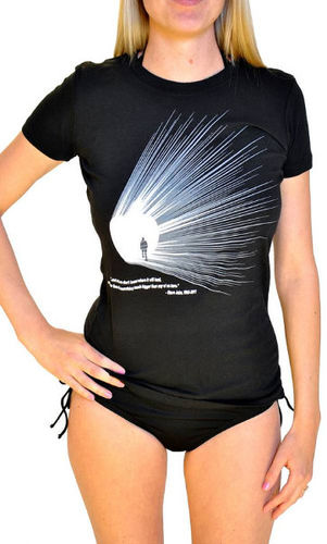 Twill Co ""Light"" Design Graphic T Shirt- Womens Medium Case Pack 12