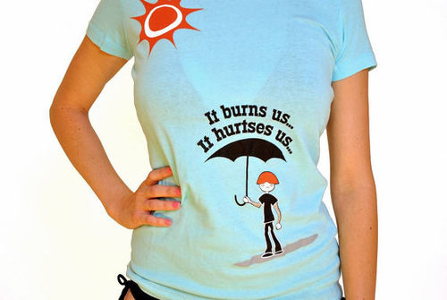 Twill Co ""Burns"" Design Graphic T Shirt- Womens Large Case Pack 12