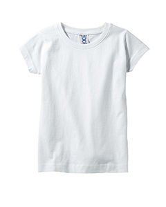 Toddler 4.5 oz. Girls' Fine Jersey Longer Length T-Shirt