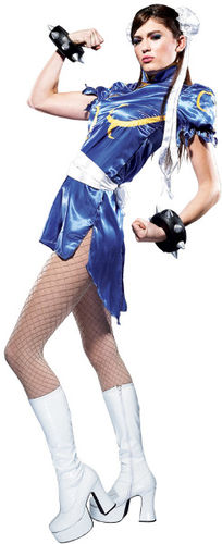 Women's Costume: Street Fighter Chun Li- Small