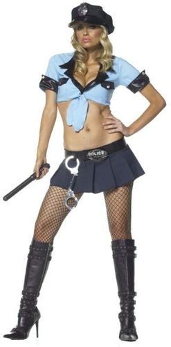 Women's Costume: Officer Frisk Me- Medium/Large