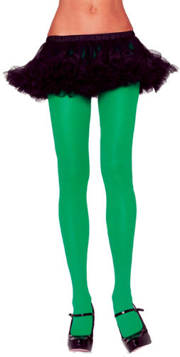 Tights Adult Green 1 Size Case Pack 2