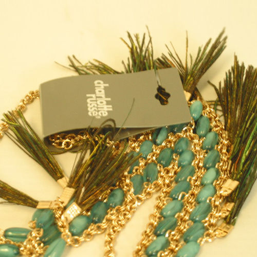 Beautiful Specialty Store C.R Peacock Feather Necklace - 12 Pcs Case Pack 12