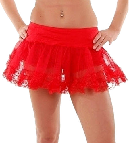 Costume Petticoat: Red Lace Bottom