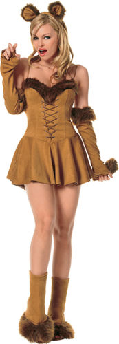 Women's Costume: Cuddly Lion- Medium/Large