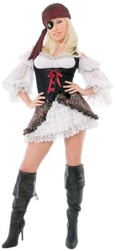 Women's Costume: Playboy Buccaneer Beauty- Medium