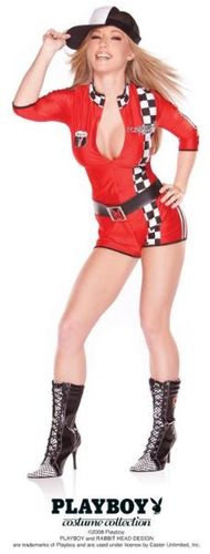 Women's Costume: Playboy Racy Racer- Extra Small